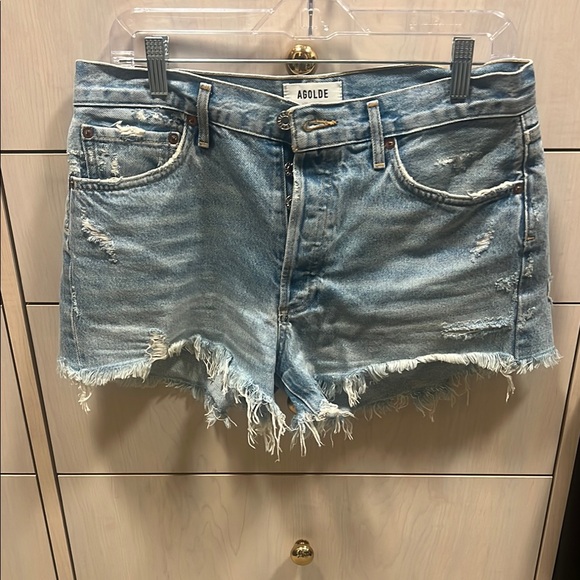 EUC Agolde Parker Denim Shorts - Picture 7 of 11